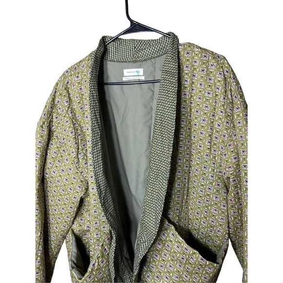 Urban outfitters Brooklyn printed jacket open pockets sz M/L - Picture 2 of 10